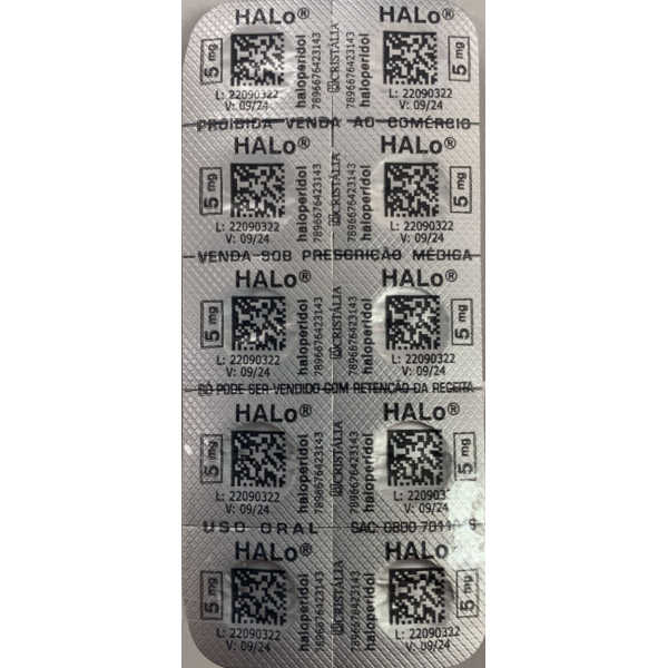  HALOPERIDOL 5MG 10 COMPRIMIDOS